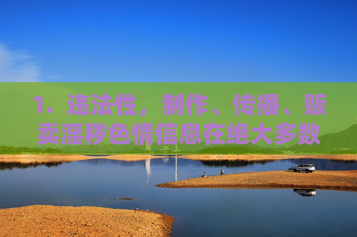 1.  违法性，制作、传播、贩卖淫秽色情信息在绝大多数国家和地区都是违法行为，会受到法律的严厉制裁，制作传播贩卖淫秽色情信息，违法行为必遭法律严惩