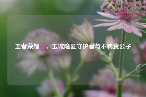 王者荣耀暃，玉城隐匿守护者与不羁贵公子