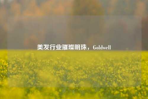 美发行业璀璨明珠，Goldwell