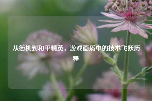 从街机到和平精英，游戏画质中的技术飞跃历程