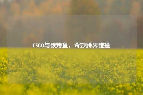 CSGO与碳烤鱼，奇妙跨界碰撞