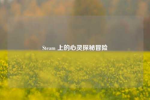 Steam 上的心灵探秘冒险