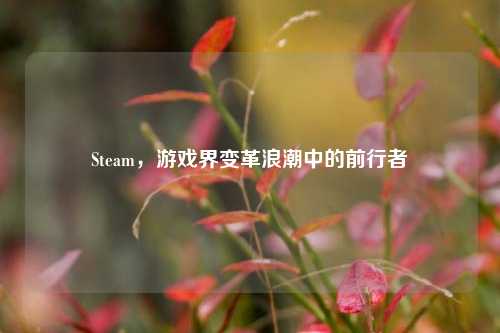 Steam,游戏界变革浪潮中的前行者